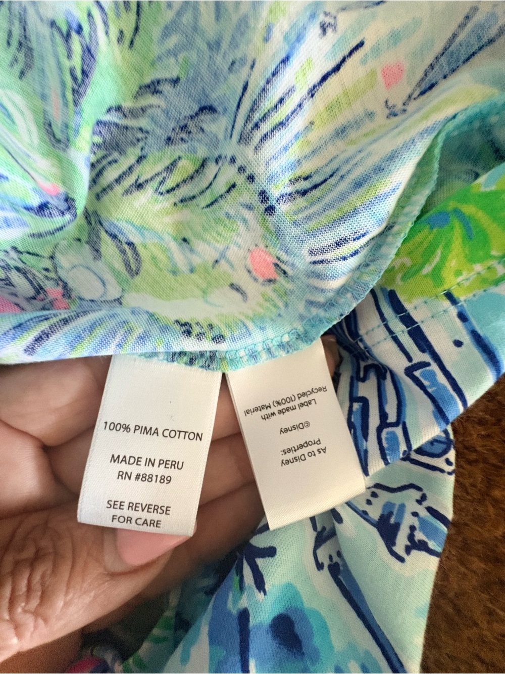Lilly Pulitzer V neck dress “Lilly loves Cinderella” size M NWT!!! - Picture 5 of 5